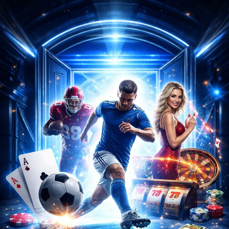 A visual representation of responsible gaming practices, showing a calm person with symbols of control and limits, emphasizing player safety at 747 Casino